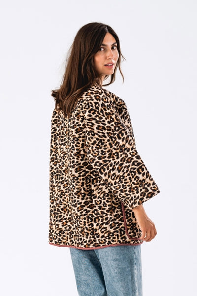 LuluLL Jacket 3/4 72 Leopard Print Thumbnail