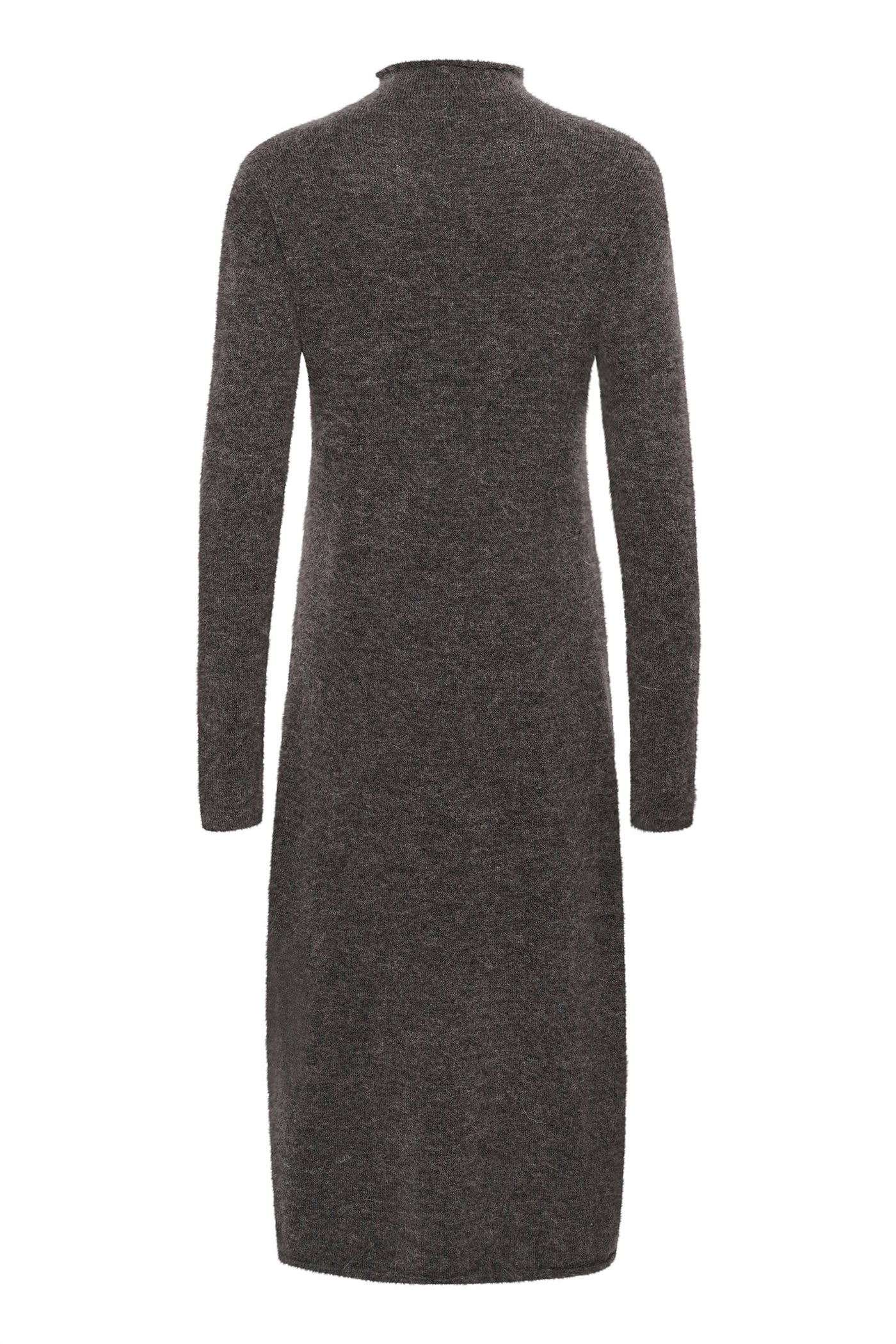 SLMiya Long Dress Dark Gull Gray Melange - 30407765