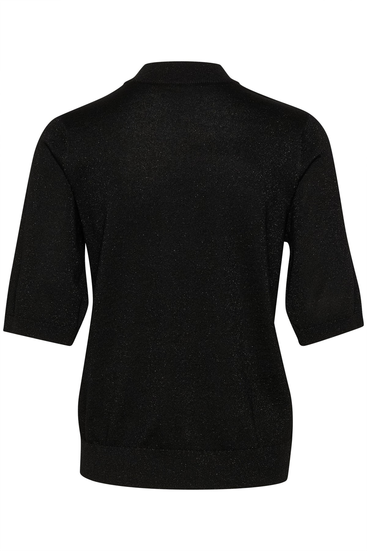 CRShimra Knit Blouse Black silver metallic - 10613468