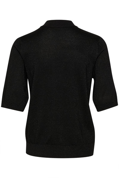 CRShimra Knit Blouse Black silver metallic - 10613468 Thumbnail