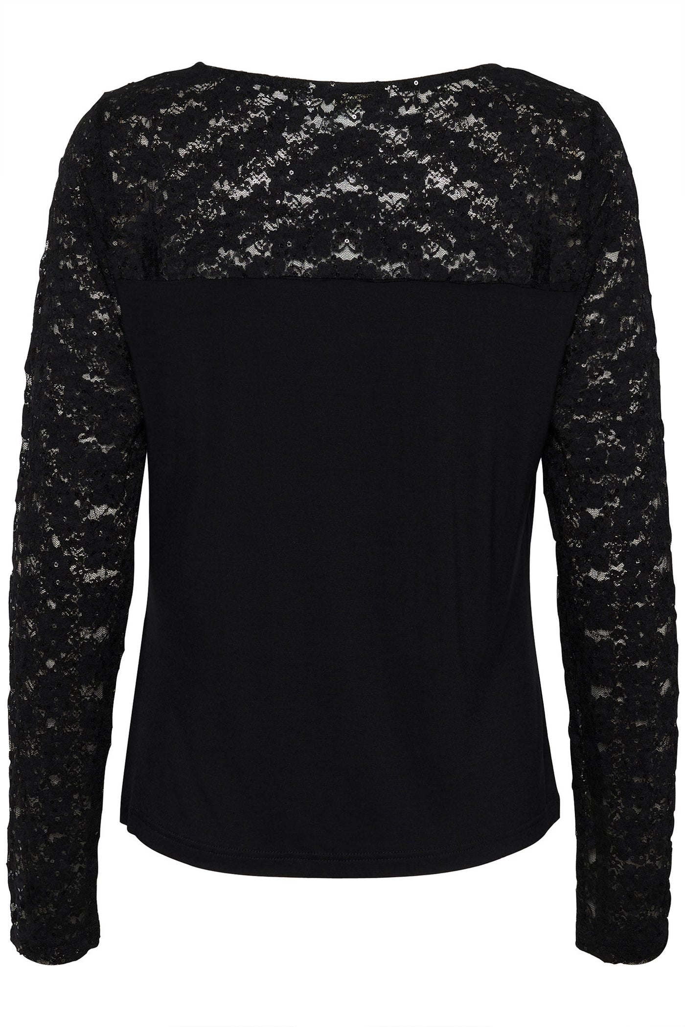 CRSigga Lace Blouse Pitch Black