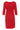 KAindia V-neck 3/4 SL Dress Haute Red - 10509356
