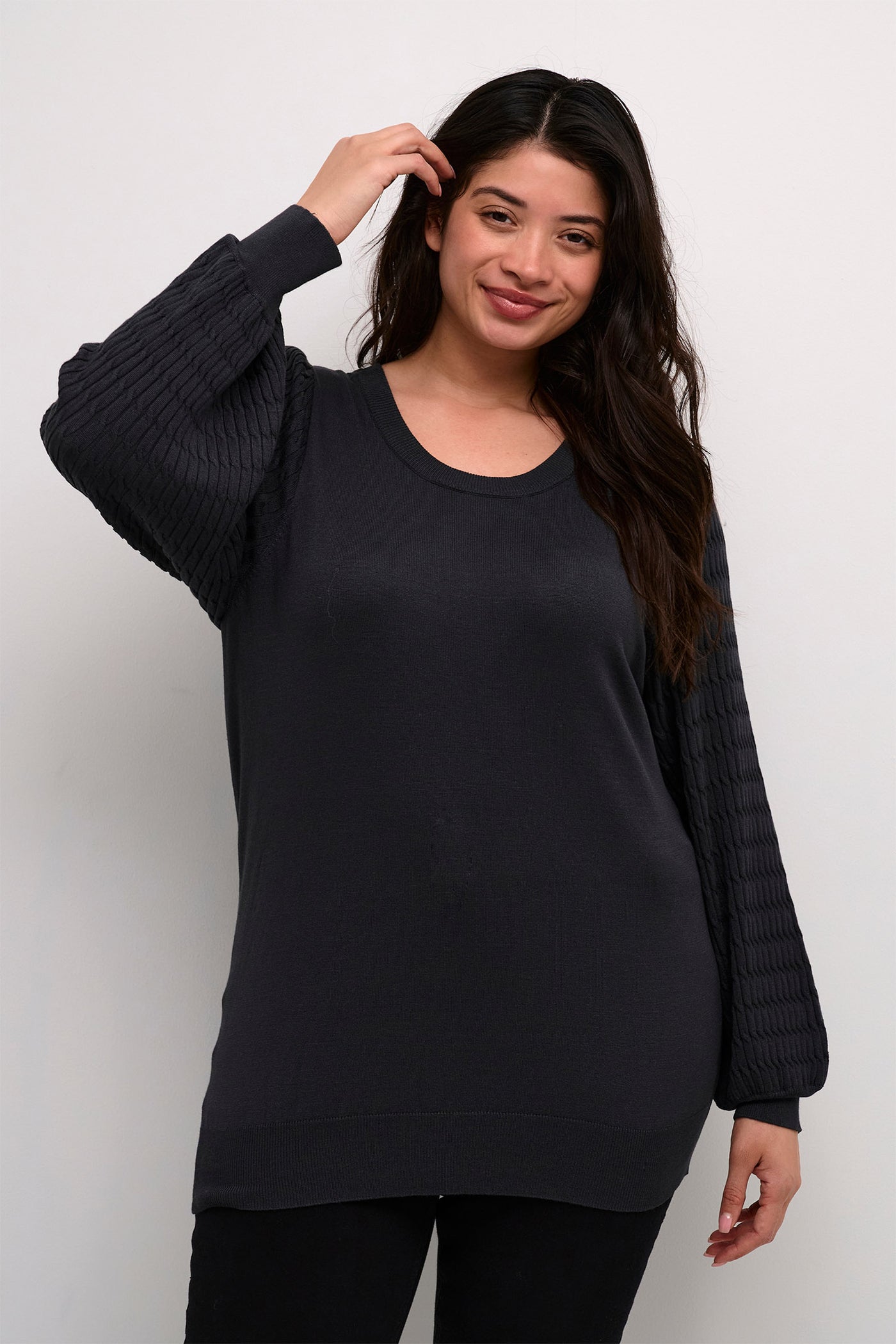 KClini Knit Pullover Black Oyster