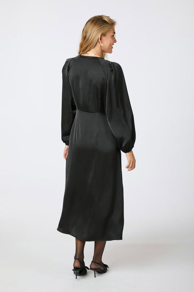 Isobel Heavy Sateen Black Thumbnail