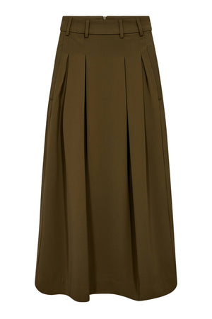 AnyaCC Pleat Skirt 69-Military O - 34178