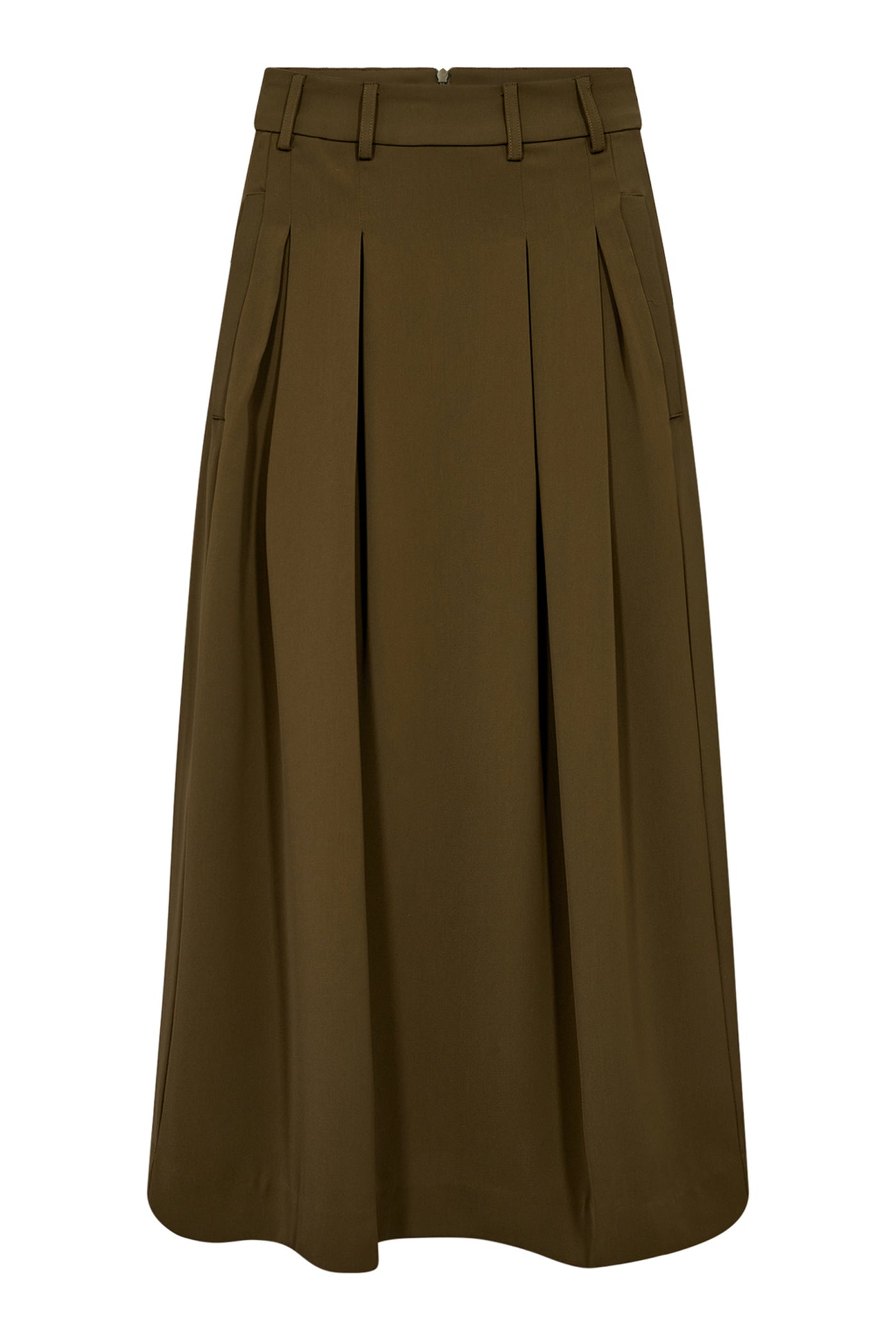 AnyaCC Pleat Skirt 69-Military O - 34178