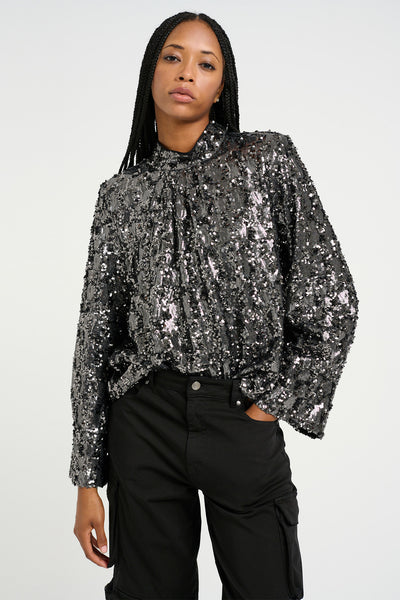 SalinaGZ blouse greystructure - 10909626 Thumbnail