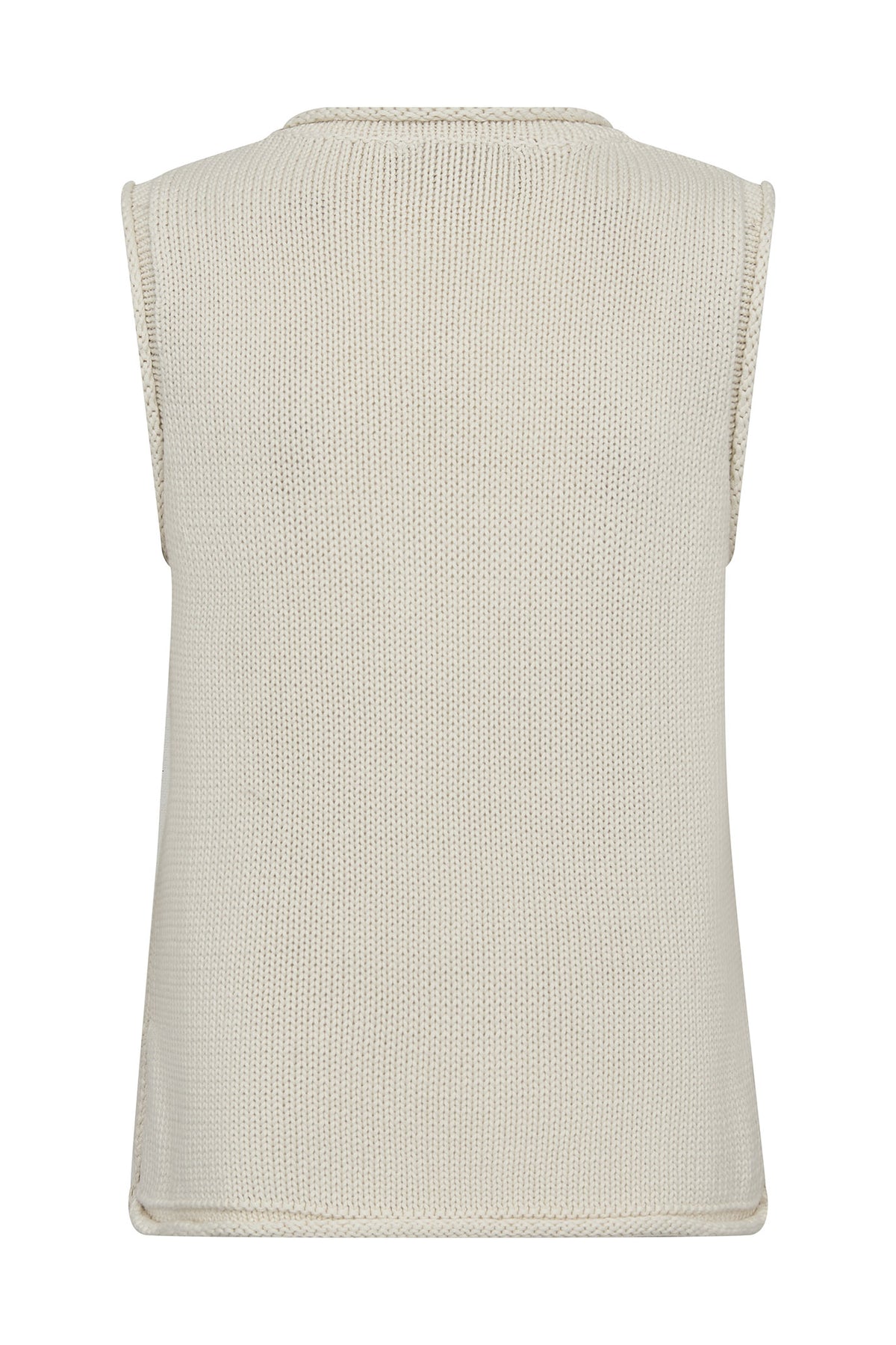 MMAubin SL knit top ECRU