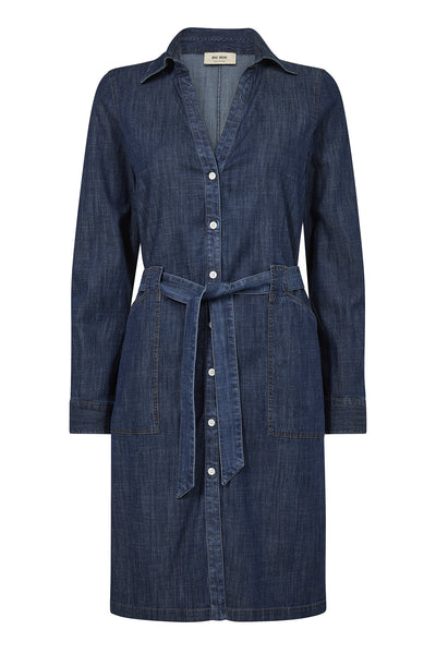 MMMalti Denim Dress DARK BLUE Thumbnail