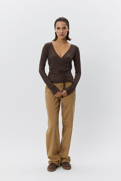 JOODYSW BLOUSE 7129 Brown Fudge - SNOS558 Thumbnail
