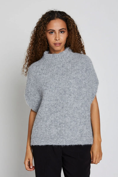 BuckeyeBBHira knit vest Grey Melange Thumbnail