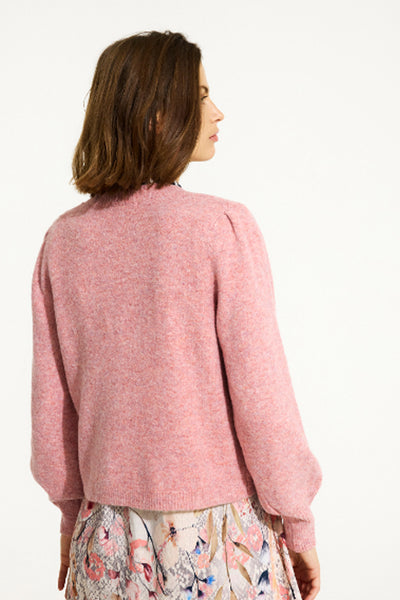 Jenny knit cardigan Blush rose Thumbnail