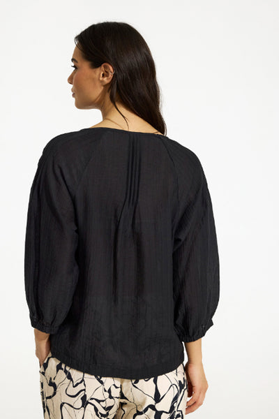 Beate blouse SORT Thumbnail