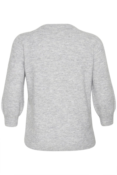 KCmerida Pullover Grey Melange - 10582721 Thumbnail