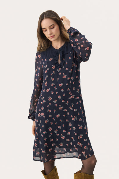 PiyannaPW DR Dark Navy Mini Blurred Flower - 30309303 Thumbnail