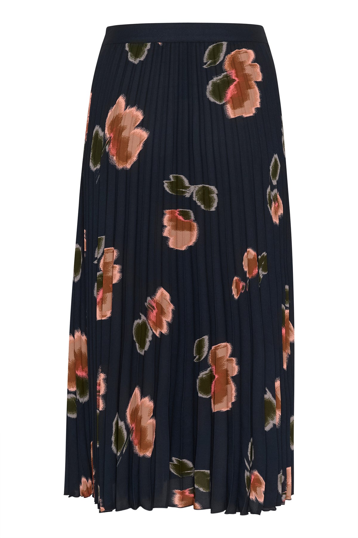 PriyankaPW SK Dark Navy Blurred Flower
