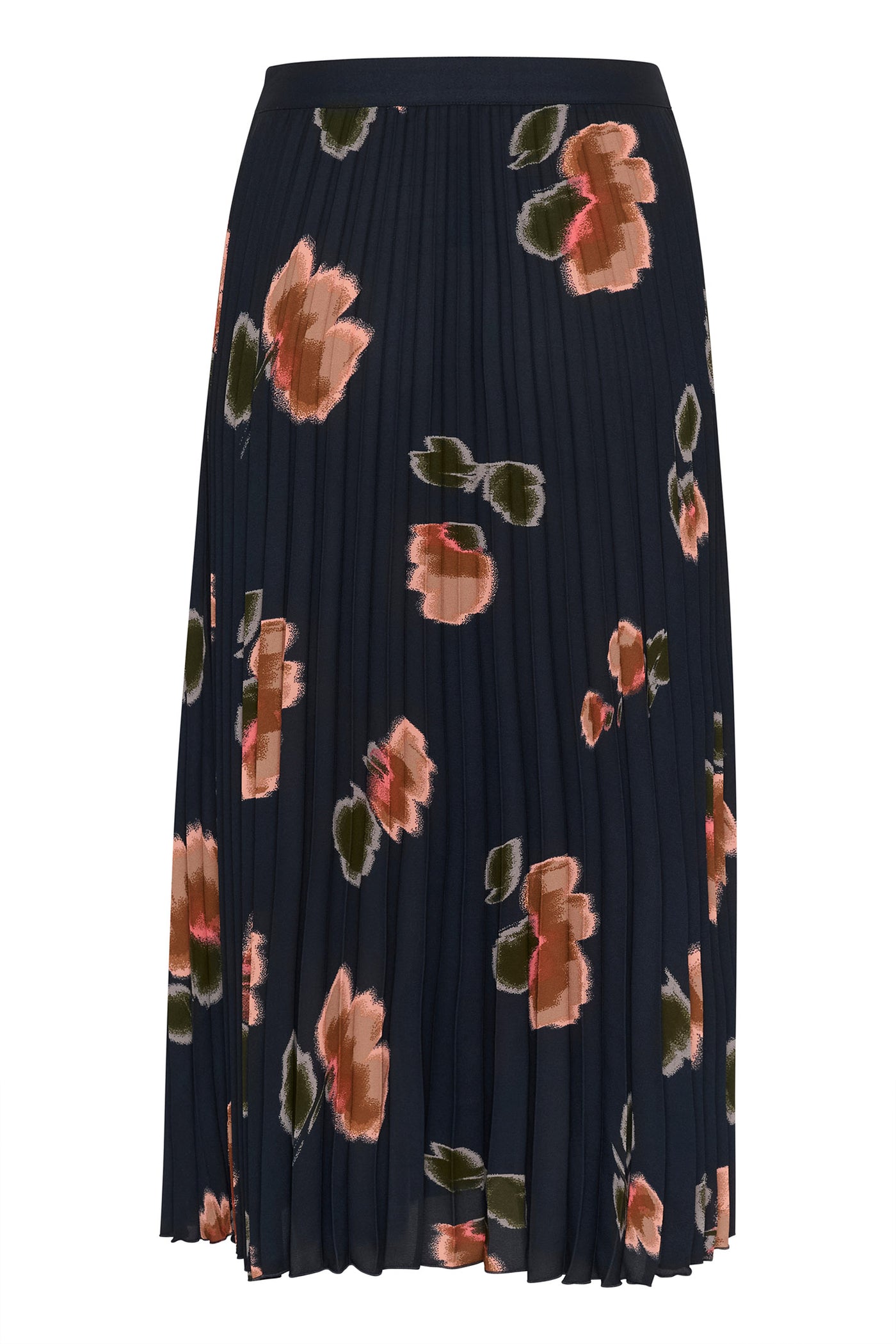 PriyankaPW SK Dark Navy Blurred Flower
