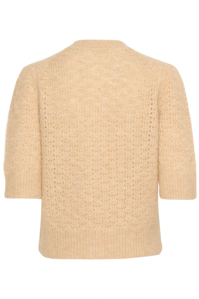 MattieIW ss Cardigan Ginger Root Melange - 30110042 Thumbnail