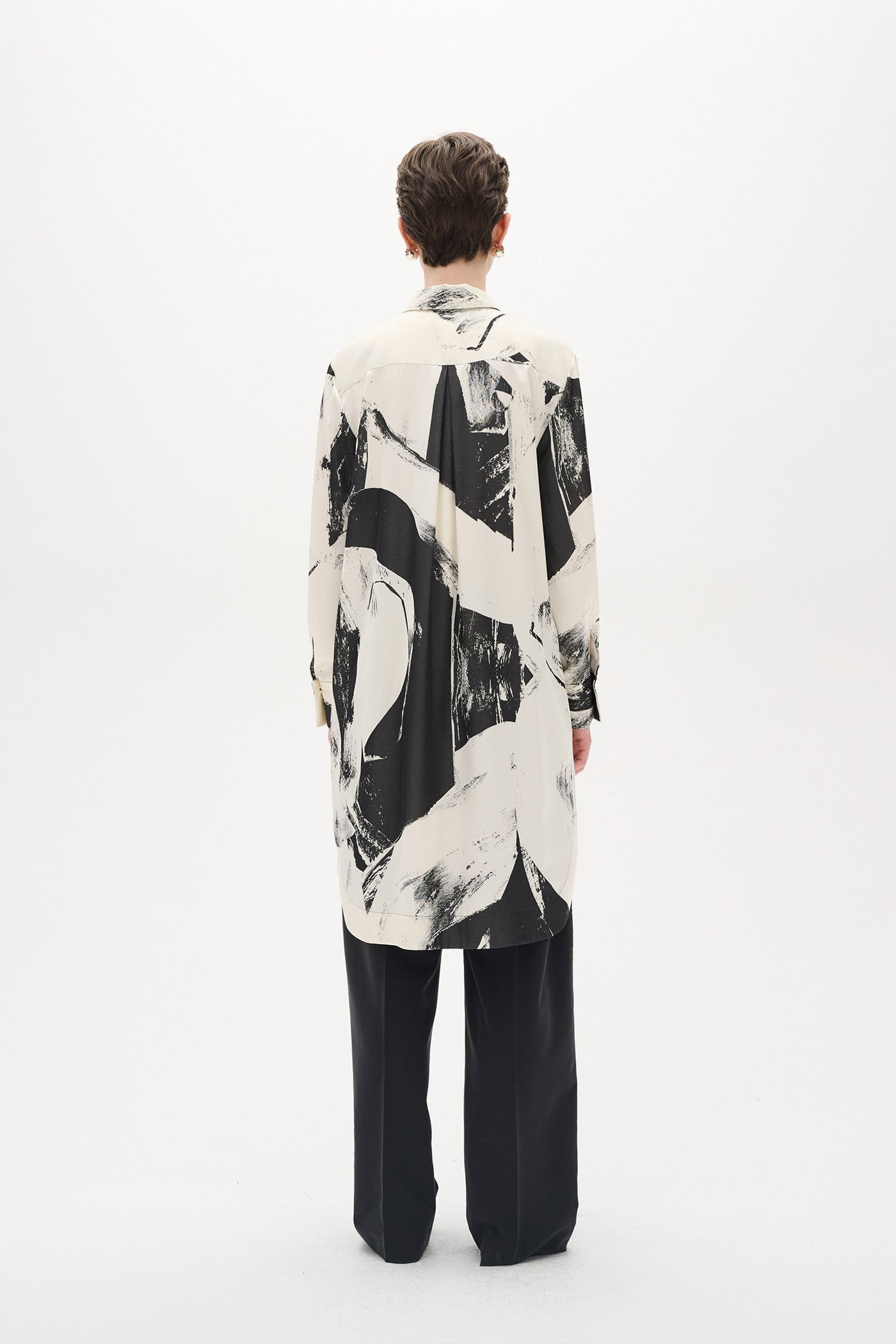 ValerieIW Shirt Dress Neutral Art