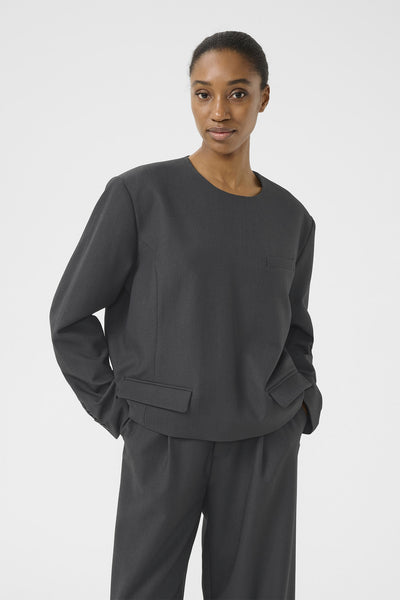 AurielGZ blouse DARK GREY - 10909758 Thumbnail