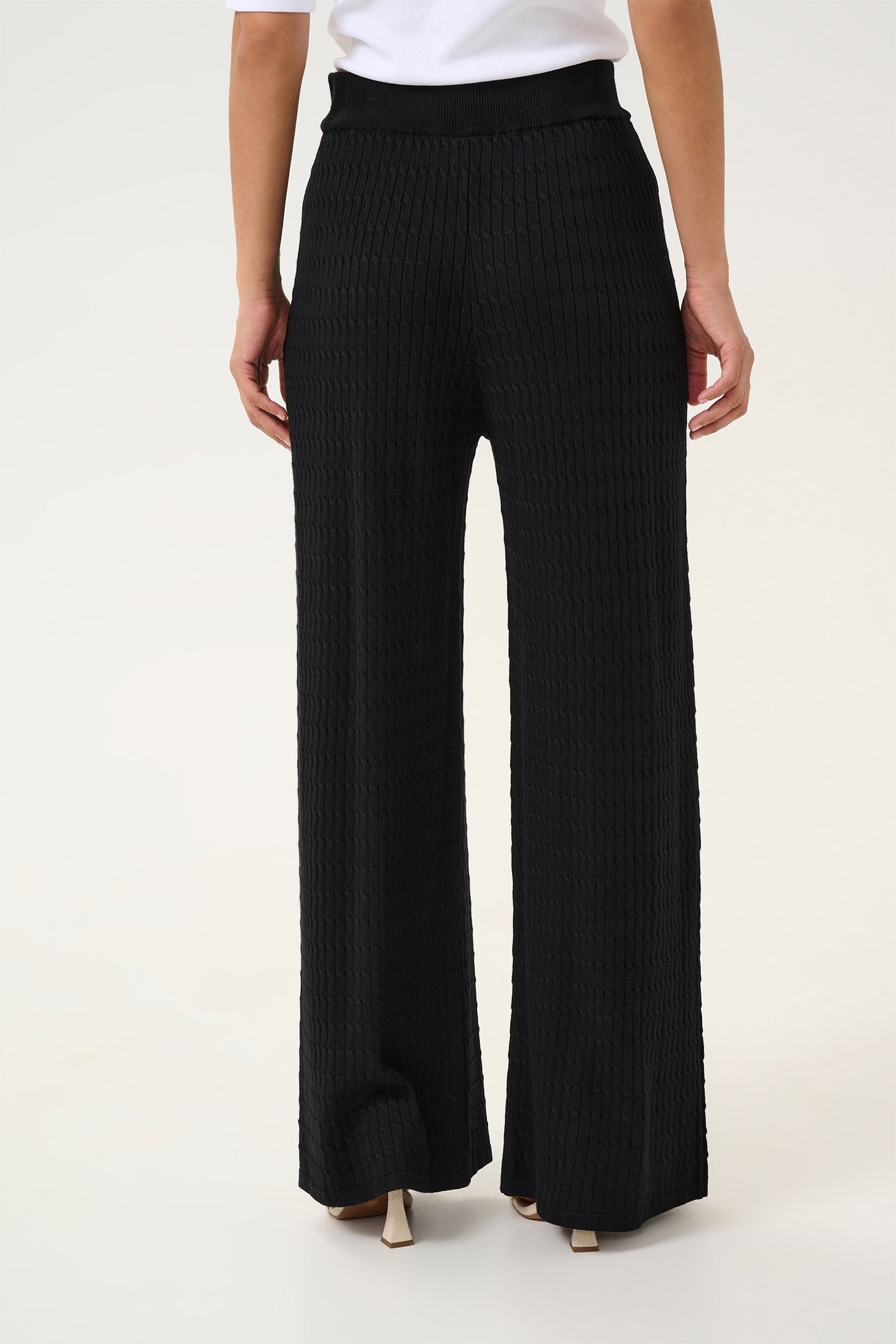 KAsilla Knitted Pants Black deep
