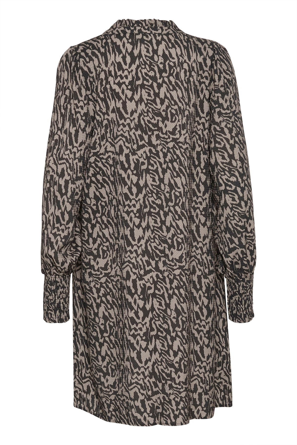KAmathilde Dress Black/Elephant Graphic lines - 10509495