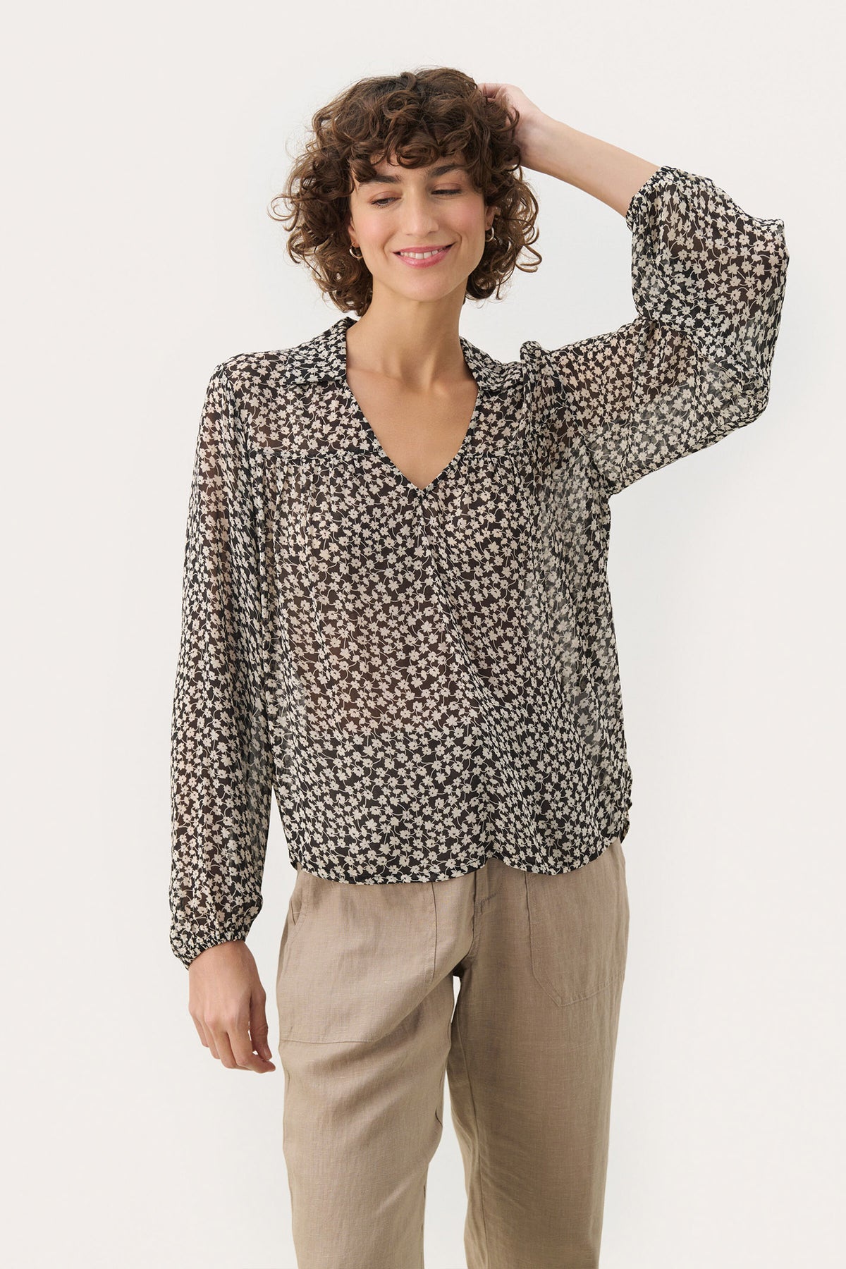 NicholinaPW BL Black Mini Grid Flower - 30309358
