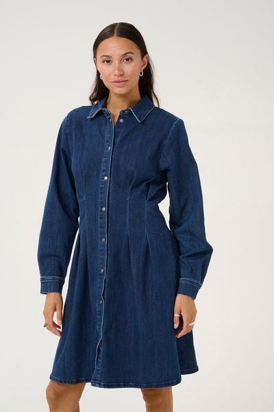 KAlea Dress Dark Blue Denim Thumbnail