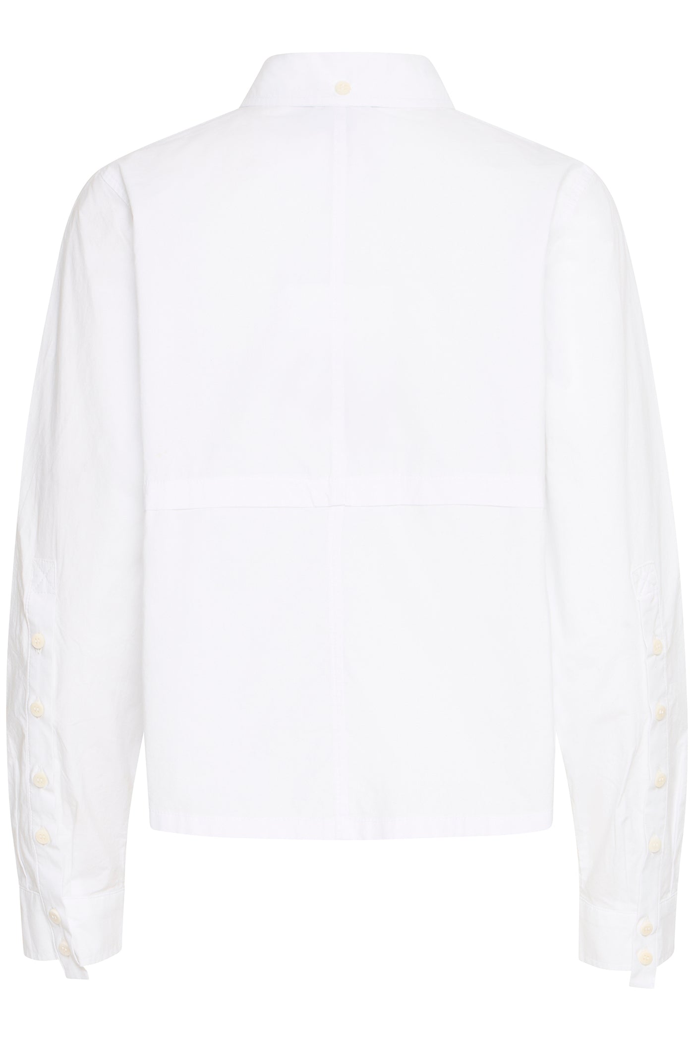 BANORA CROPPED SHIRT Blanc de Blanc - 50405105