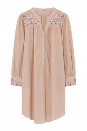 Alica, shirt dress 2039-LightCamel - 56503/7482