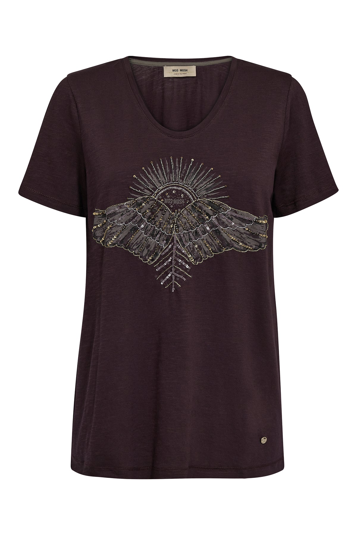 MMNadine O-SS Deco Tee FUDGE - 171110