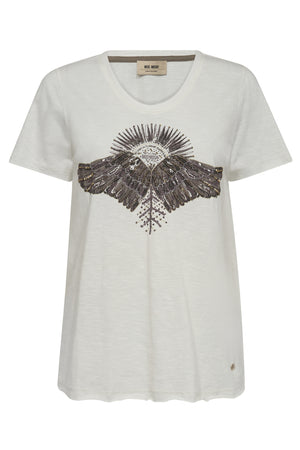 MMNadine O-SS Deco Tee ECRU - 171110