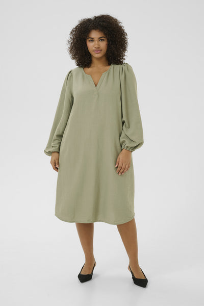 KCniki dress SOLID Vetiver CC - 10583579 Thumbnail