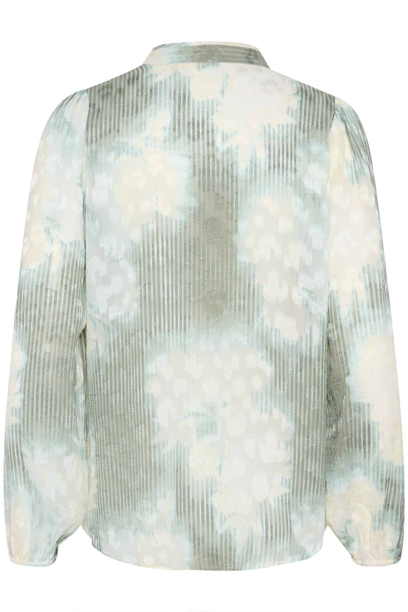 CielleIW Shirt Green Illuminating Florals - 30110261