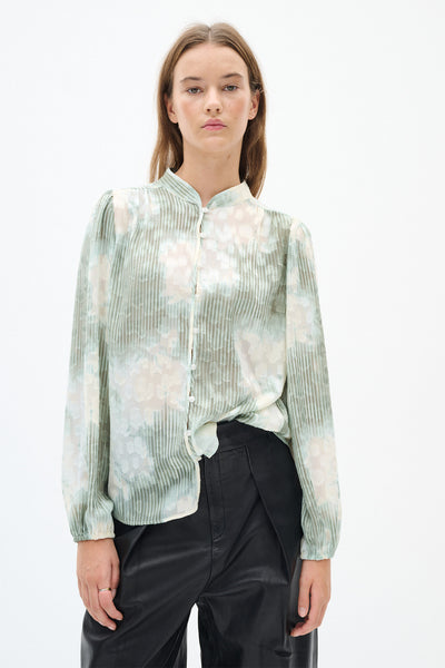 CielleIW Shirt Green Illuminating Florals - 30110261 Thumbnail