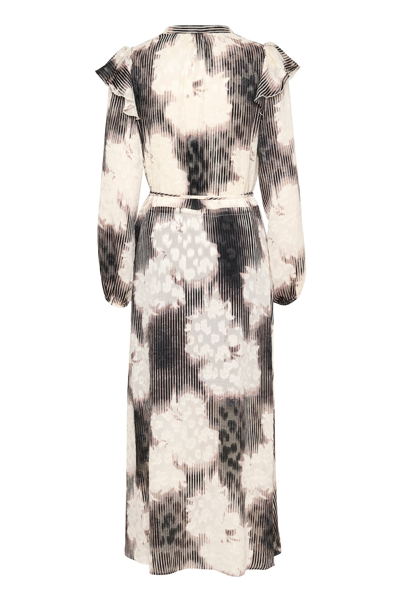 CielleIW Long Dress Neutral Illuminating Florals - 30110493