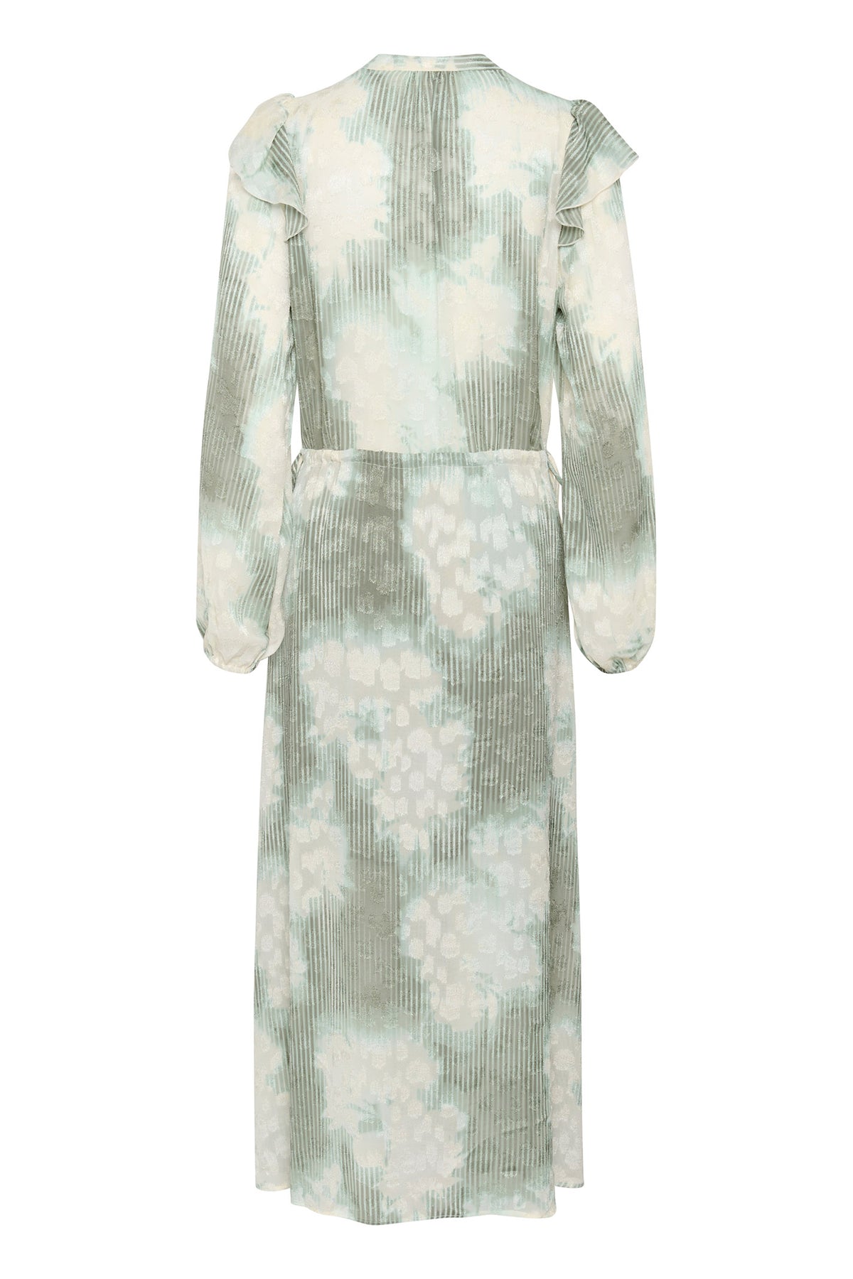 CielleIW Long Dress Green Illuminating Florals - 30110493