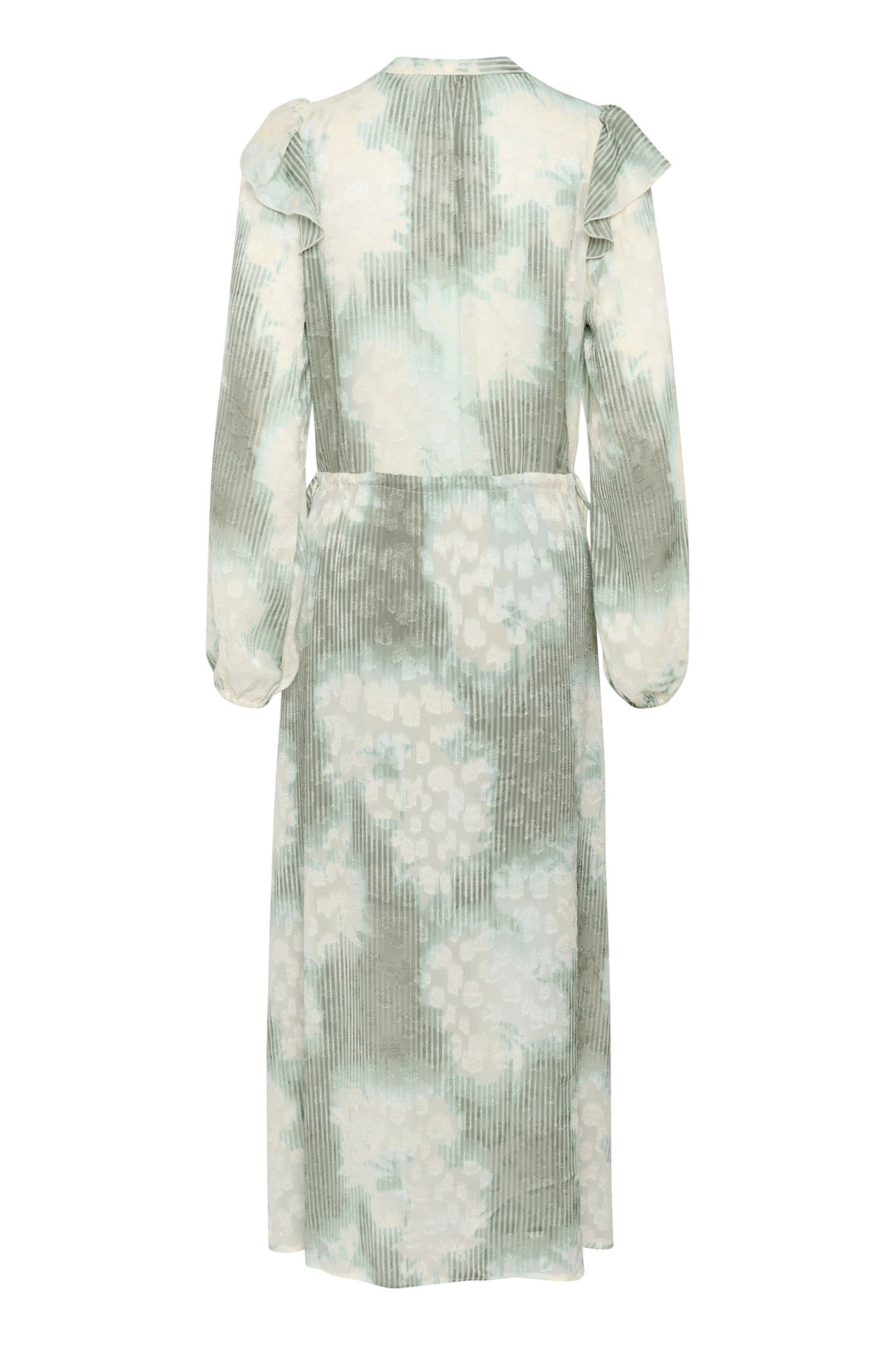 CielleIW Long Dress Green Illuminating Florals - 30110493