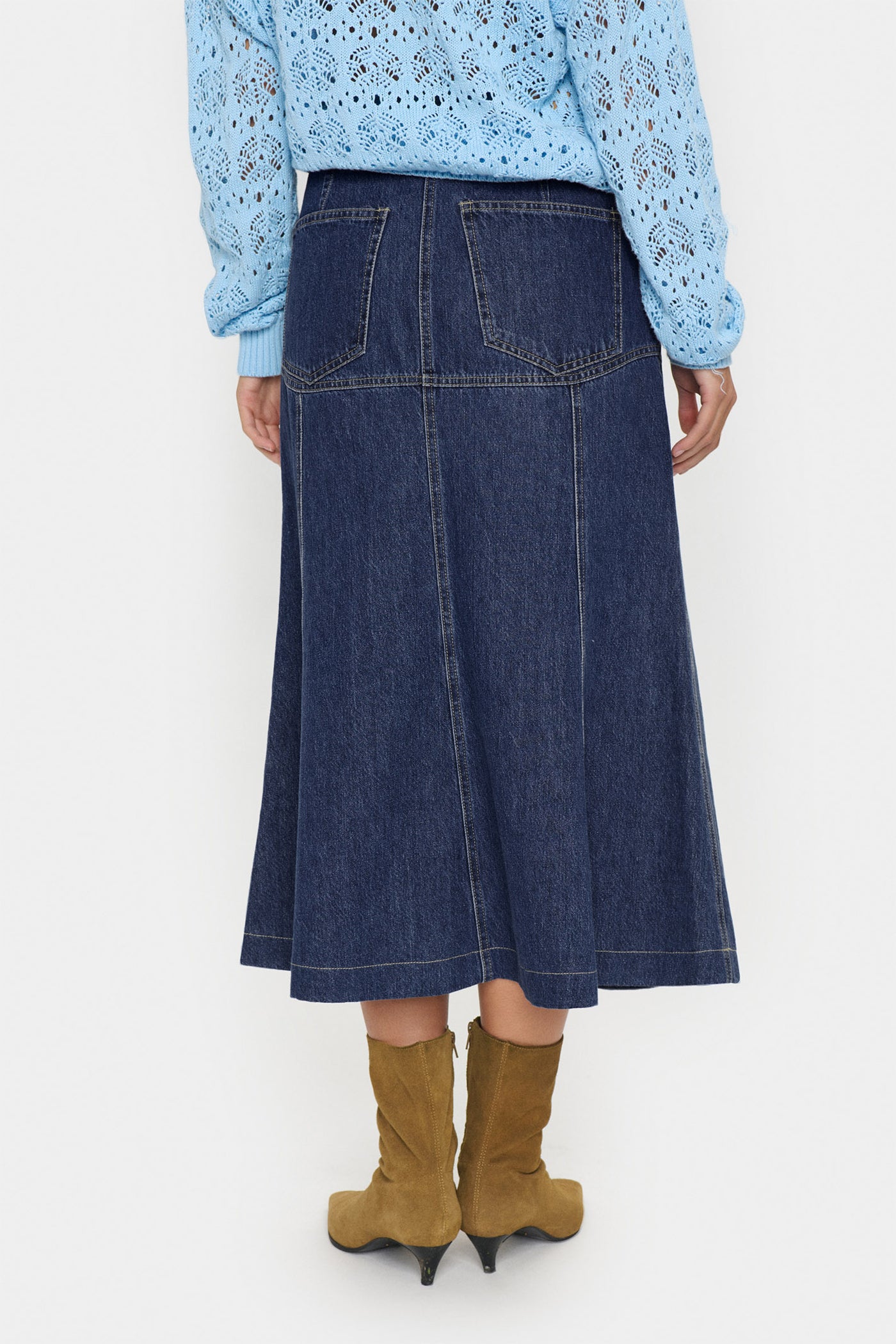 JoannSZ Skirt Medium Blue Denim