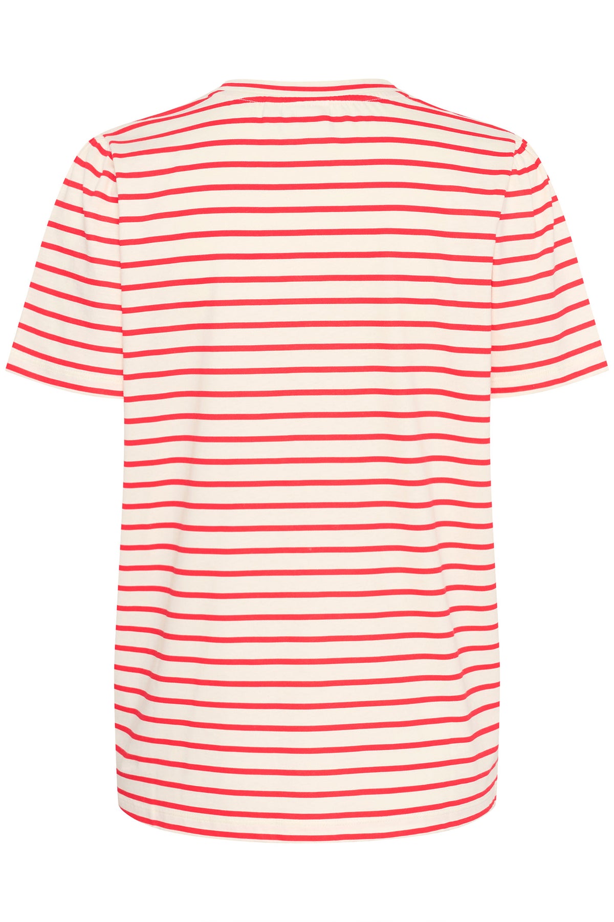 JuciaSZ T-Shirt FlameScarlet White Stripe