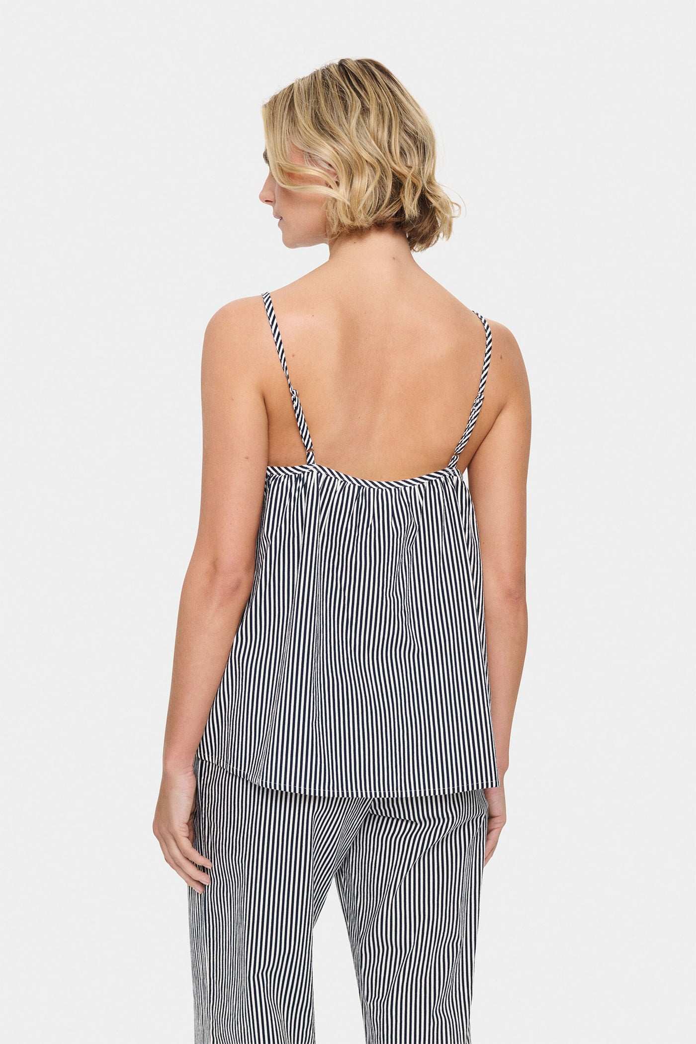 ZalindaSZ Stripe Strap Top Ice Nightsky Stripe