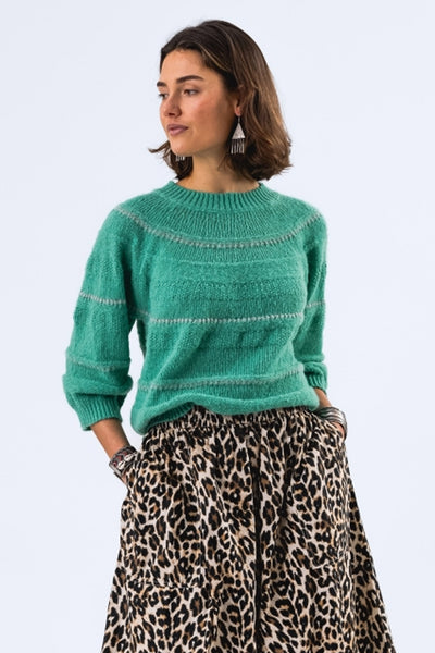BjorkLL Jumper Knit 3/4 91 Neon Green Thumbnail