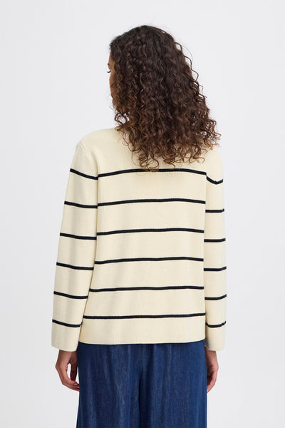20121505 STRIK Almond Milk Black stripe - 20121505 Thumbnail
