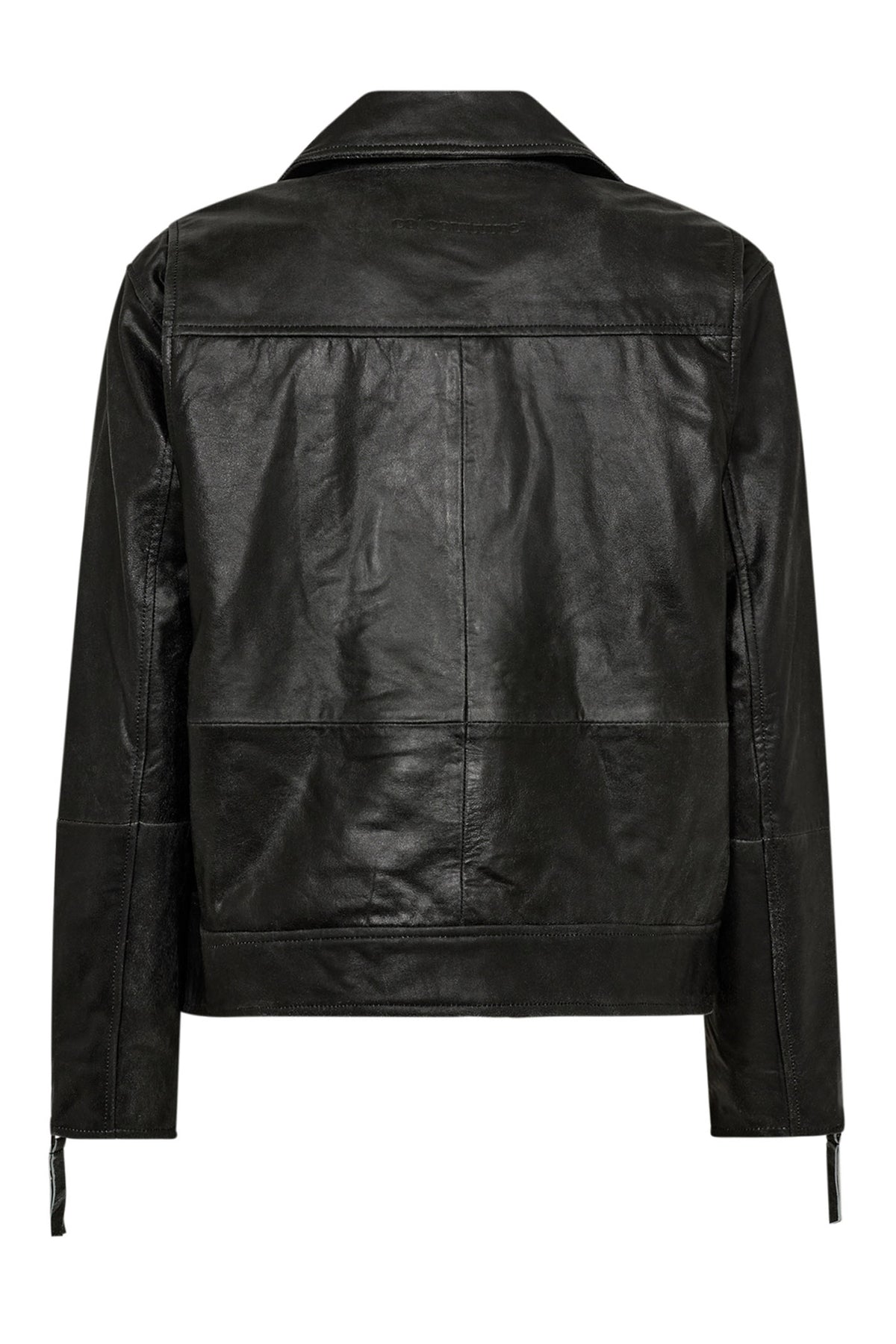 FloydCC Crop Leather Jacket 96-Black - 30299
