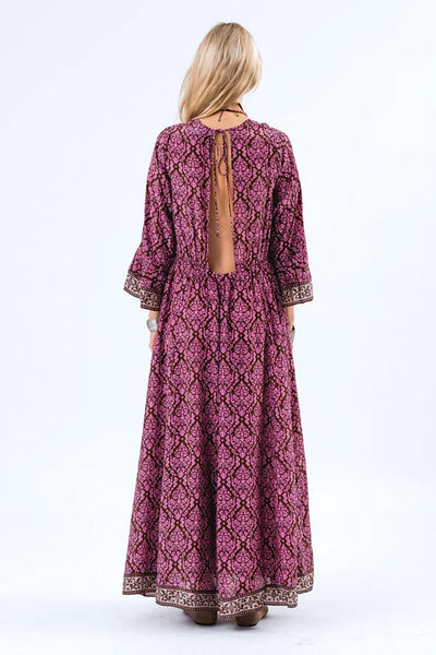 RainaLL Maxi Dress LS 51 Pink Thumbnail