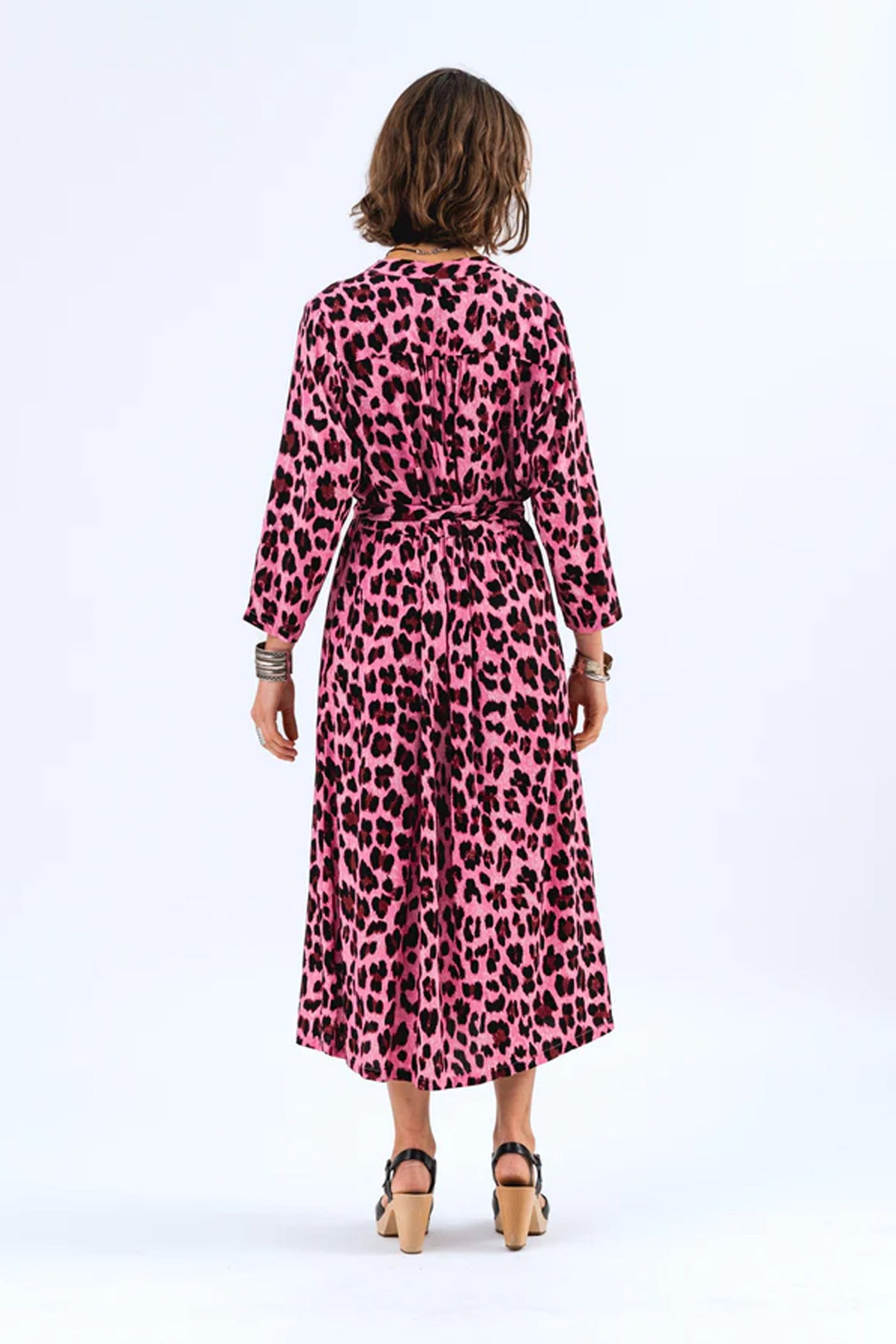 HarperLL Maxi Dress 3/4 98 Neon Pink