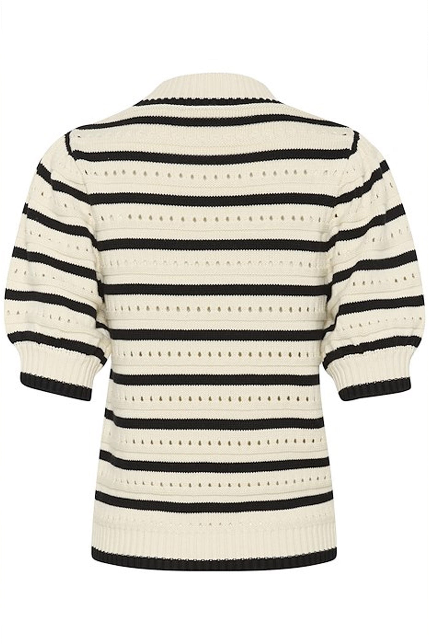 KAevelyn Knit Pullover Turtledove / Black Stripe - 10509640