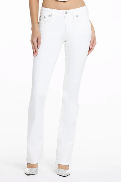Mid rise boot White Denim Thumbnail