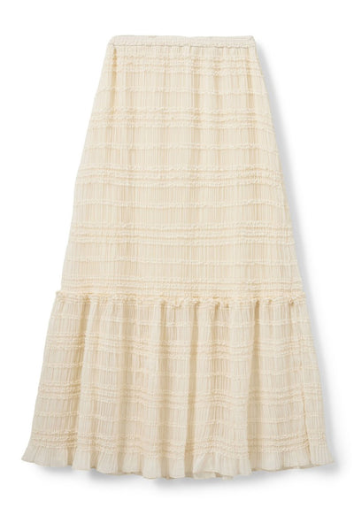 MAXWELLSW SKIRT 0101 Off white - S251366 Thumbnail