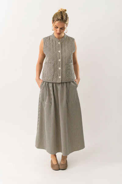 CairoLL Quilted Vest 99 Black Thumbnail